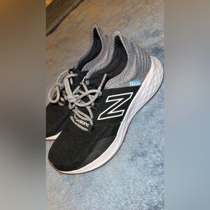New Balance Black and White Athletic Shoes